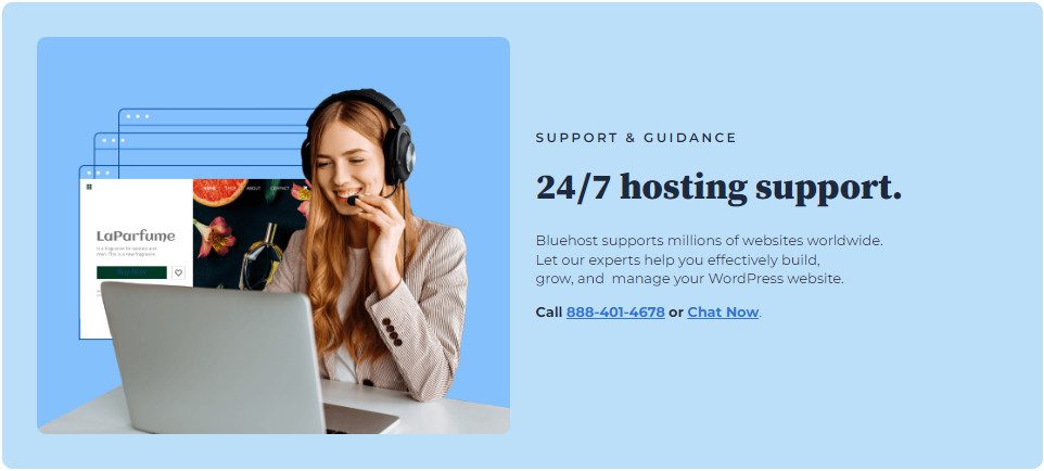 Dreamhost vs. Bluehost: Bluehost Hosting Support