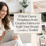 Scale Your Brand Fast: 15 Aesthetic Canva Templates from Creative Fabrica!