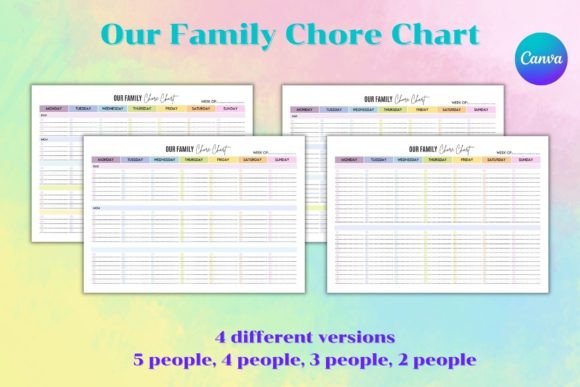 Editable ADHD home cleaning routine planner in Canva — step-by-step task layout for digital product sellers
