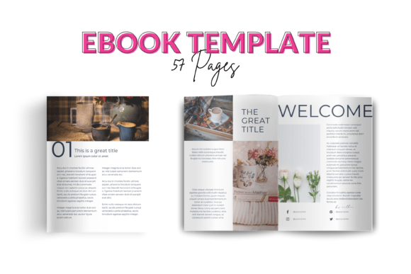 Aesthetic Ebook Template Canva: Editable-A sophisticated digital lead magnet template open for editing with elegant sans-serif typography and structured content blocks within Canva templates.