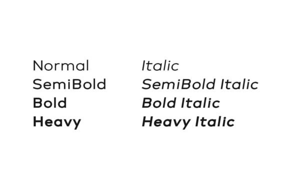 Neutral clean display typography template from Creative Fabrica optimized for modern productivity diaries.