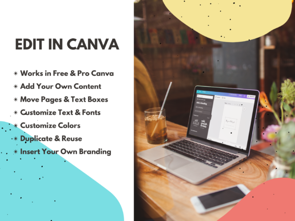 Hobonichi style grid layout template for Amazon KDP notebook publishing editable in Canva free version.