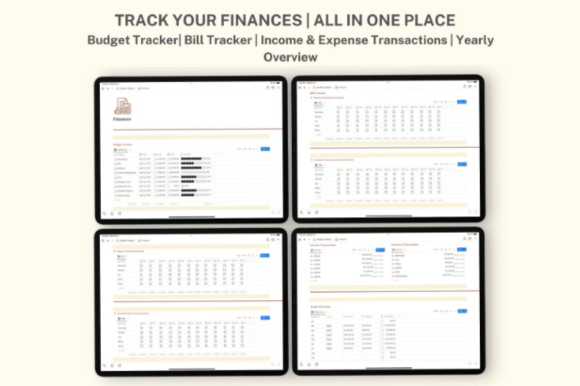 Notion Airbnb Tracker, Notion Template-Aesthetic digital planner layout built with functional Notion templates for monitoring short-term rental businesses and hospitality tasks.