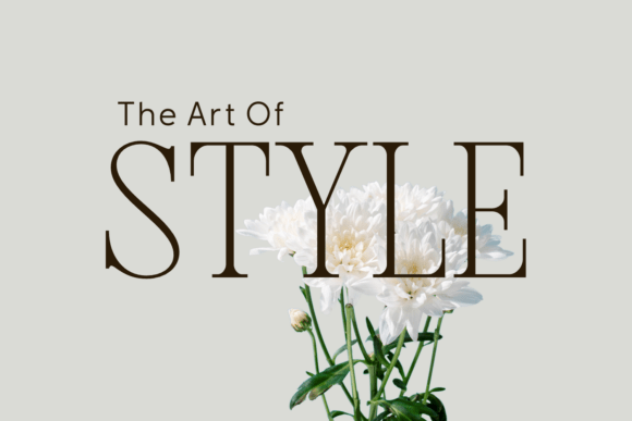 Silent Echoes elegant tall serif font for luxury branding and sophisticated graphic design.