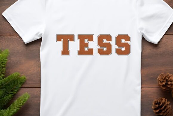 Editable varsity letter Canva templates — full A-Z bundle for custom t-shirts mugs and tote bags