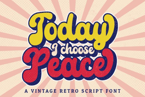 Vintage Script handwritten retro font for Canva templates and custom brand identity design.