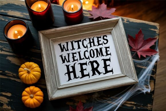 Spooky and bold occult title typography template ideal for high-converting spell book journals on Amazon.