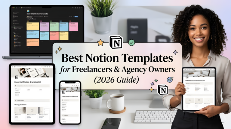 Best Notion Templates for Freelancers & Agency Owners (2026 Guide)