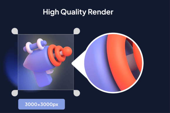 Futuristic high-resolution 3D tech icons with transparent background for Notion tech hubs.