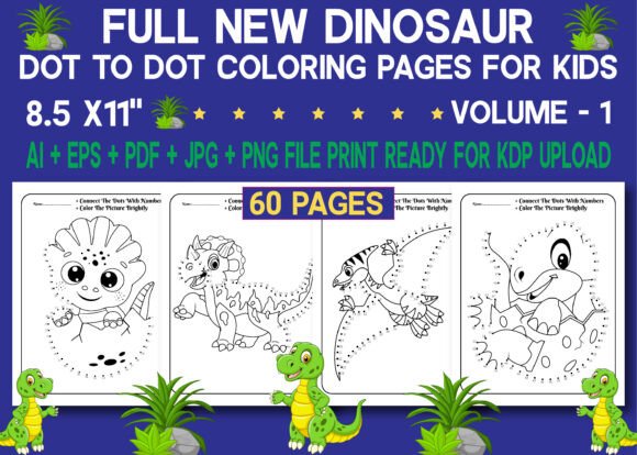 Editable AI EPS vector source files kids coloring book interiors for automated KDP publishing.