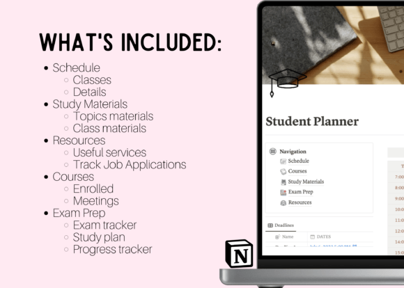 Best aesthetic notion templates for students featuring a professional dark layout with built in job application tracking grids.
