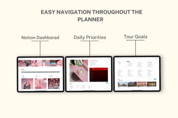 Best aesthetic notion templates for students featuring chic high contrast workspace layout with built in progress trackers.